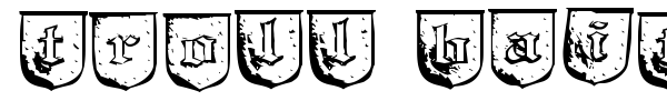 Troll Bait font preview